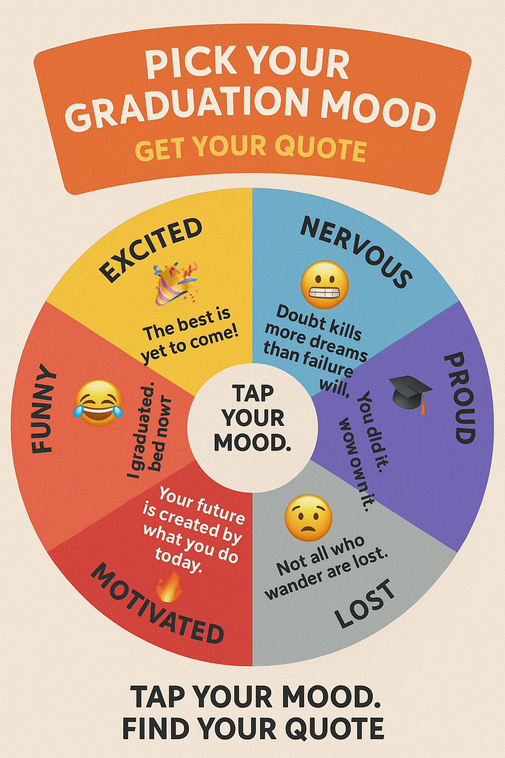 Pick Your Graduation Mood