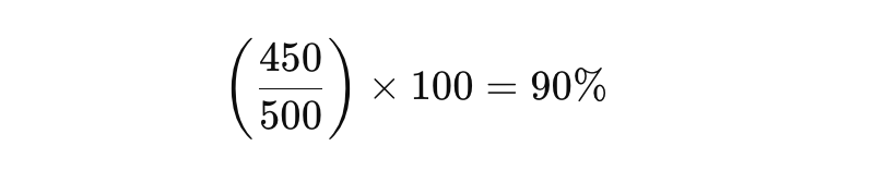 how to calculate percentage