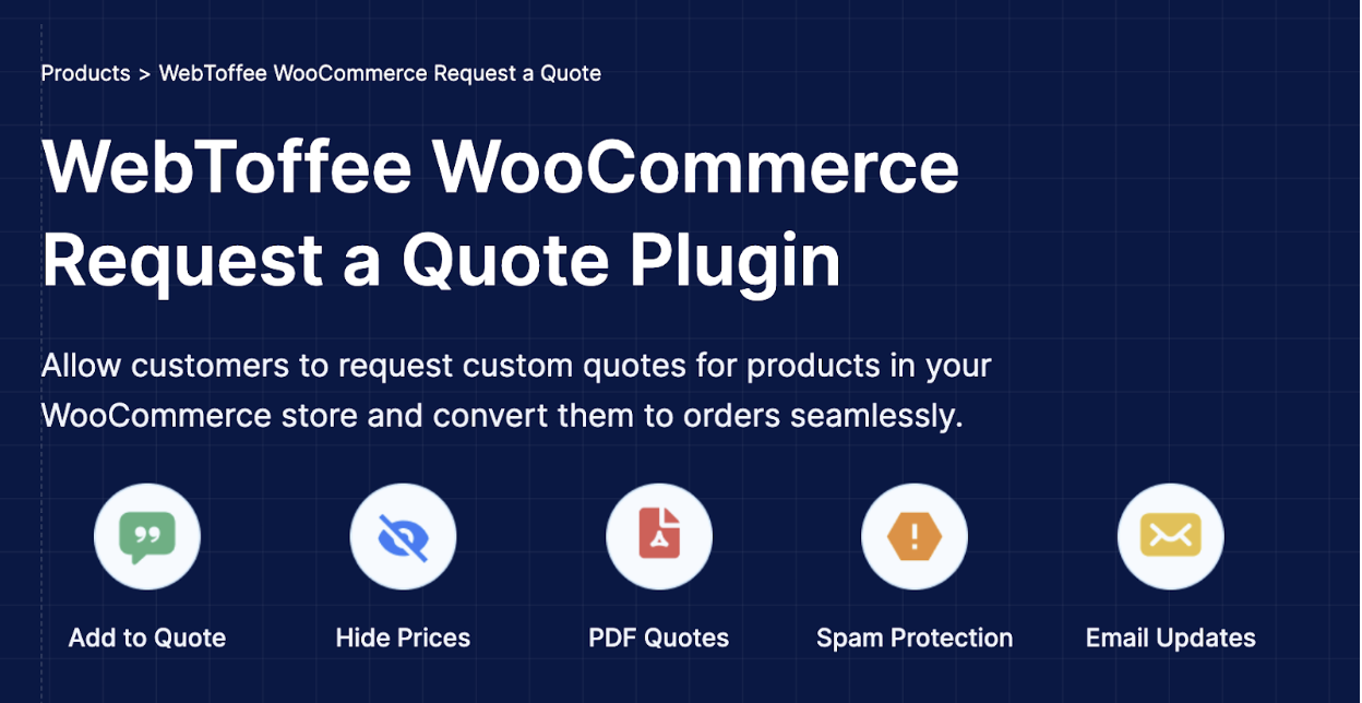 Request a Quote for WooCommerce